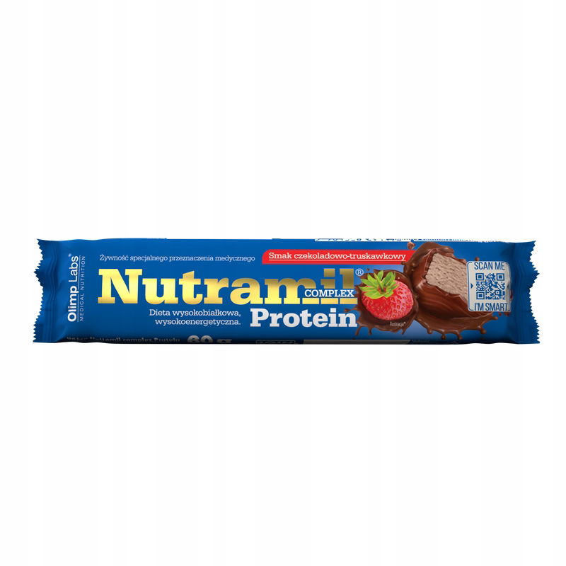 Olimp Labs Tyčinka Nutramil Complex Protein 60 g čokoládovo-jahodová