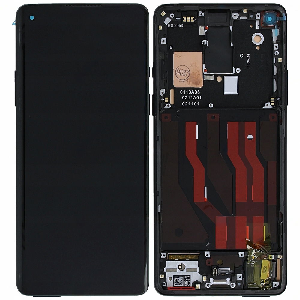 OnePlus 8 (IN2013) LCD Display Touchscreen Frame 2011100172 Black