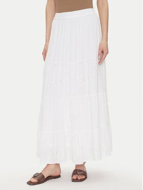 only Dámska maxi sukňa ONLY-15346834 Bright White Biela