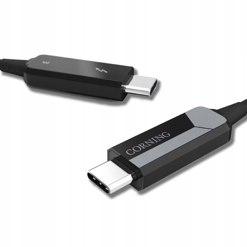 Optický kábel Thunderbolt 3 Corning 15 m 40 Gb/s PCIe DisplayPort macOS Win