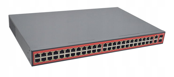 Optický prepínač PoE WI-PS150GF Wi-Tek 48 x PoE 2x Combo