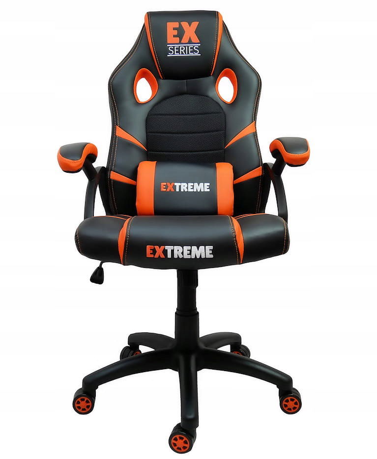 Oranžové kreslo Ex