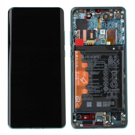 Org LCD displej Huawei P30 Pro Modrý (aurora Blue) S Rámčkom