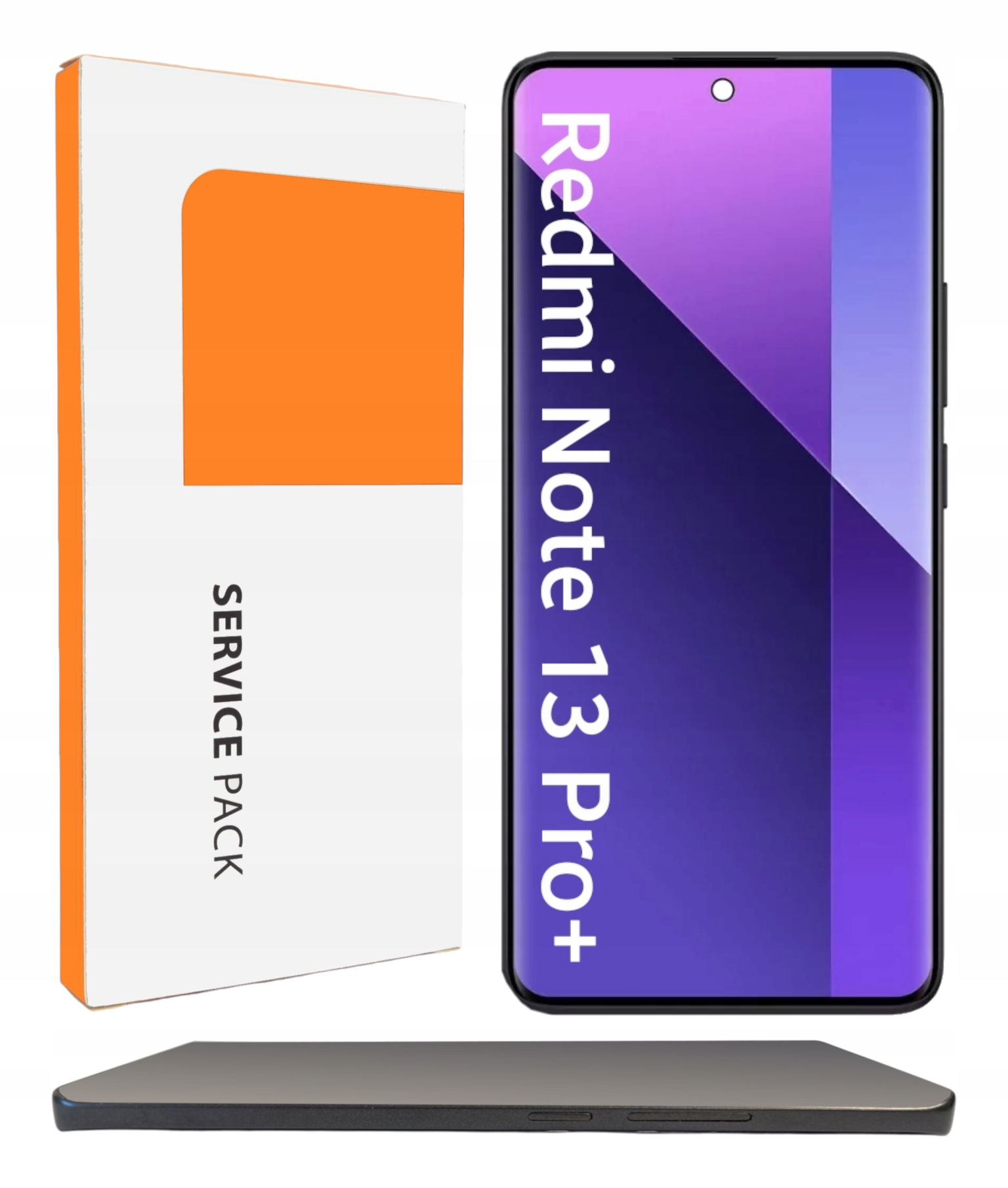 Originál Zila pre Xiaomi Redmi Note 13 Pro Plus LCD s rámčekom, čierna matica