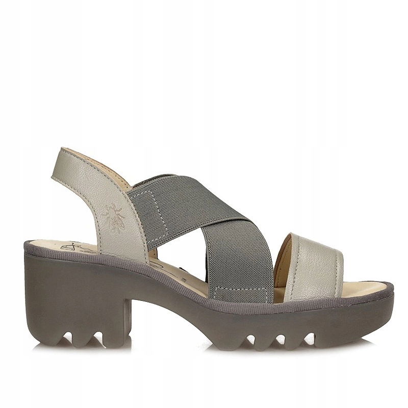 Originálne dámske sandále Fly London TAJI502FLY Silver