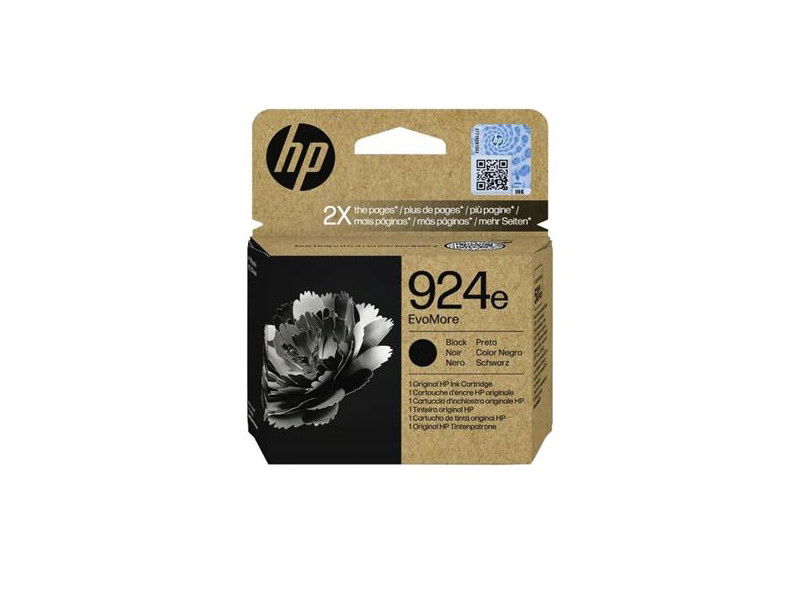 Originálny atrament Hp 924e EvoMore čierny (Black) 4K0V0NE