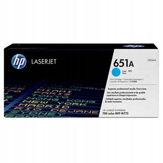 Originálny toner Hp 651A modrý (Cyan) CE341A