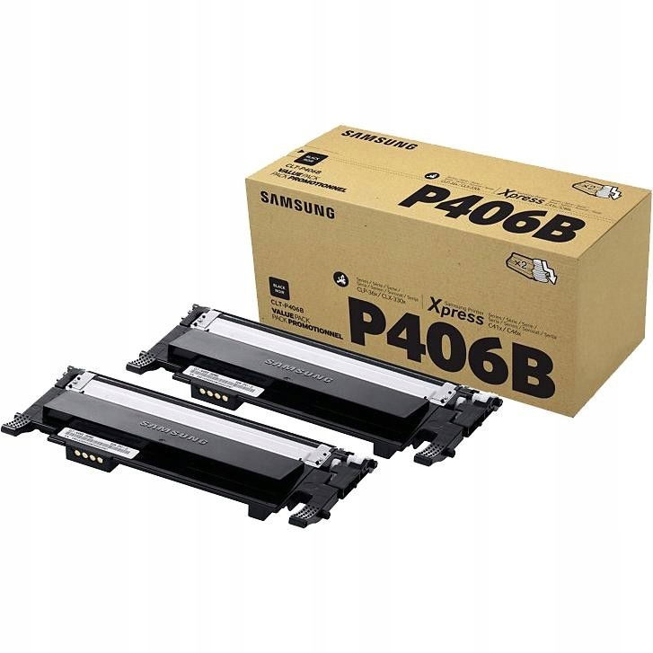 Originálny toner Samsung CLT-P406B 2-pack Black