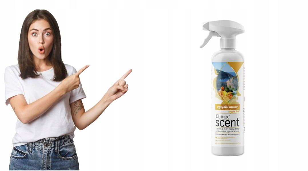 Osviežovač rozprašovací Clinex Scent 500 ml Egejské Ovocie