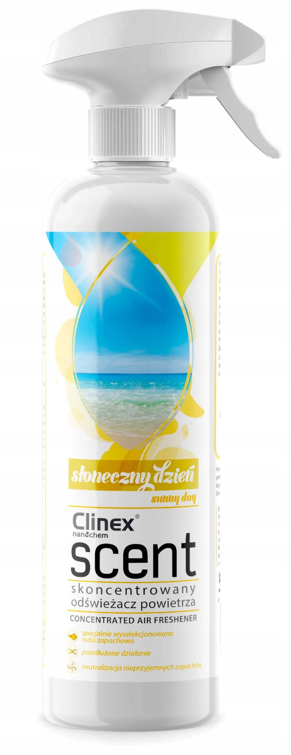 Osviežovač vzduchu Clinex Scent slnečný deň 500 ml