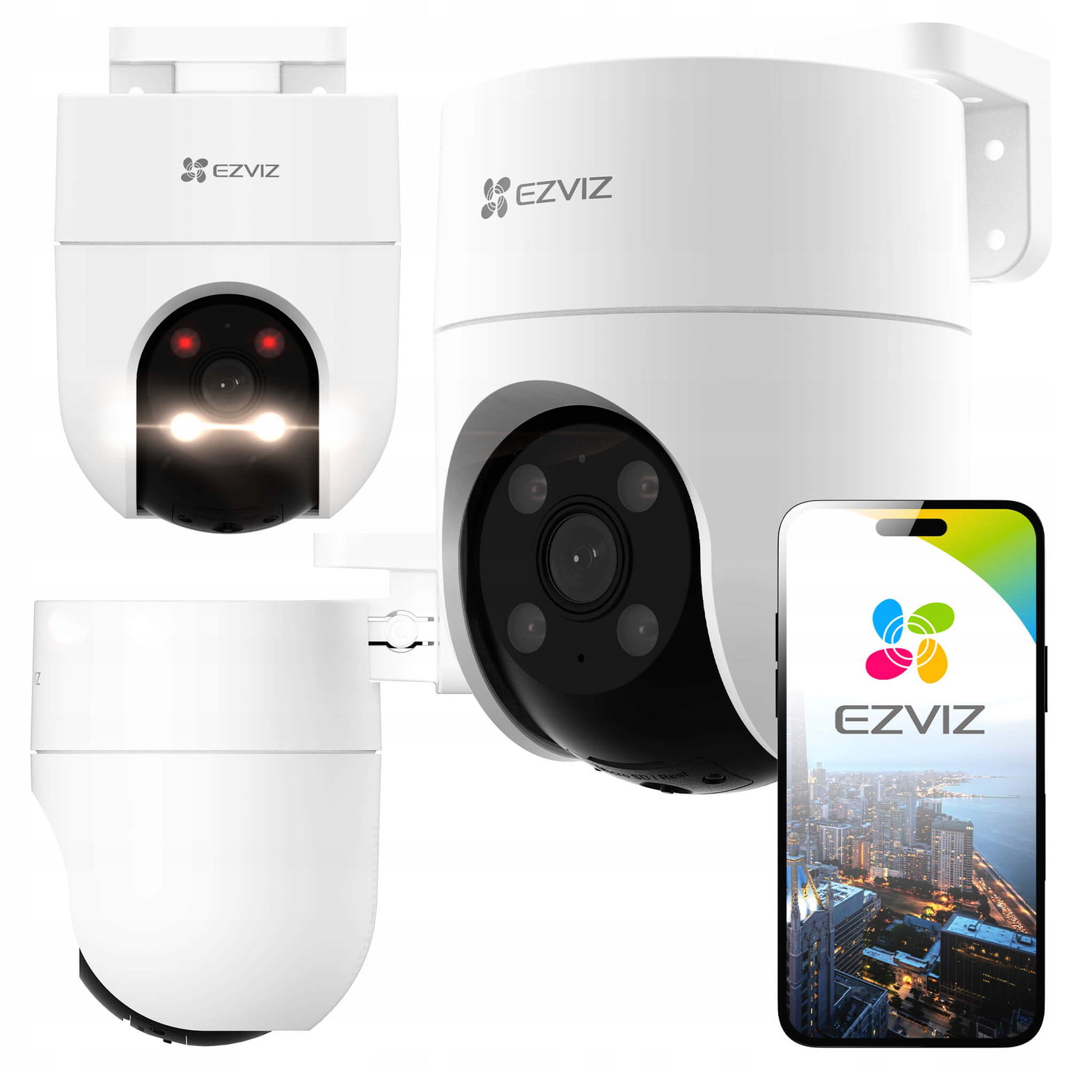 Otočná PoE kamera Ezviz H8c 2K Inteligentná detekcia, sledovanie