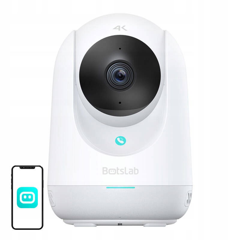 Otočná vnútorná WiFi kamera Botslab 3C Pro C224 8MP
