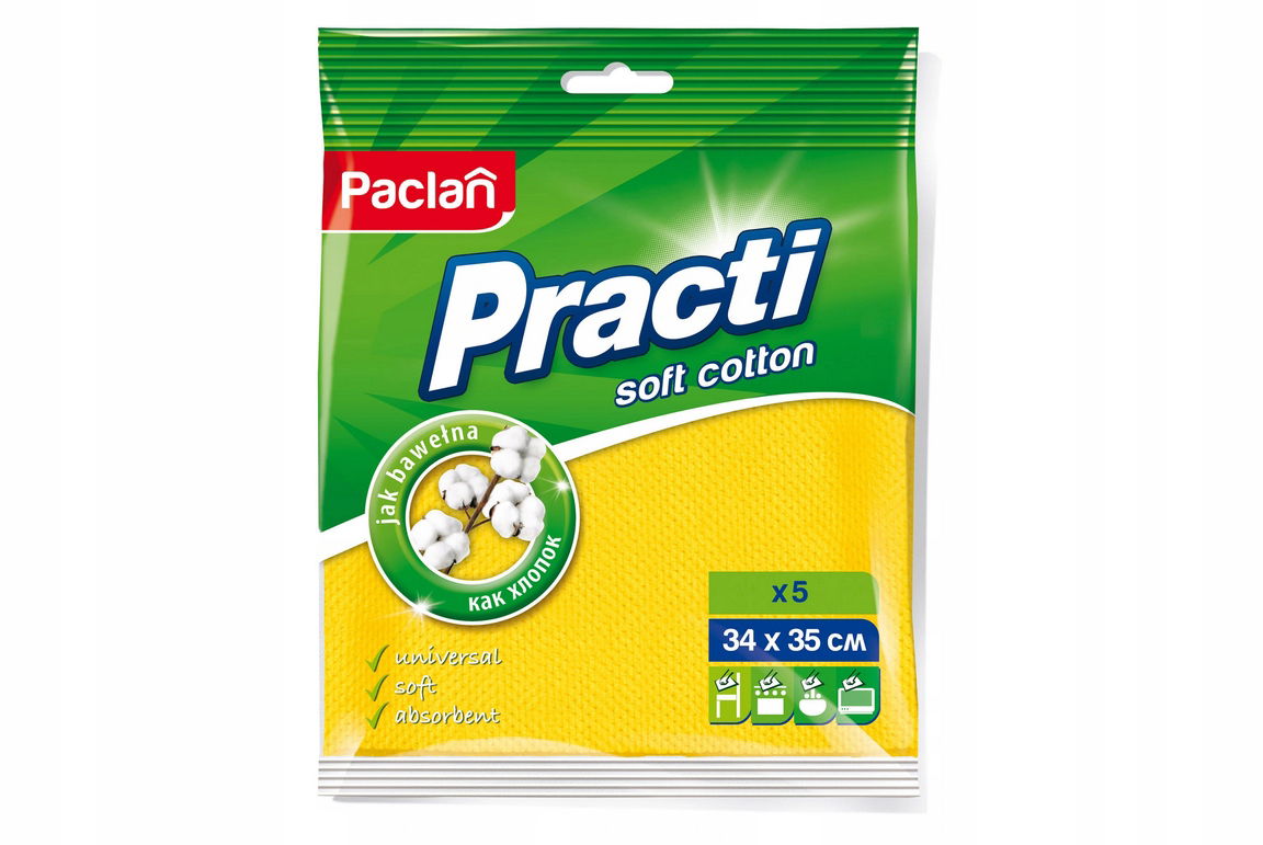 Paclan Practi Ako Bavlna 34x35 cm 5 ks