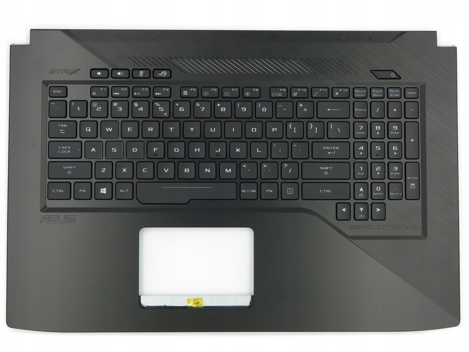 Palmrest klávesnica pre Asus Rog GL703GE Led Rgb Us