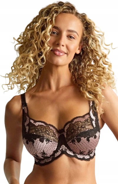 Panache Podprsenka 80F/36F Clara 7255 Black/pink