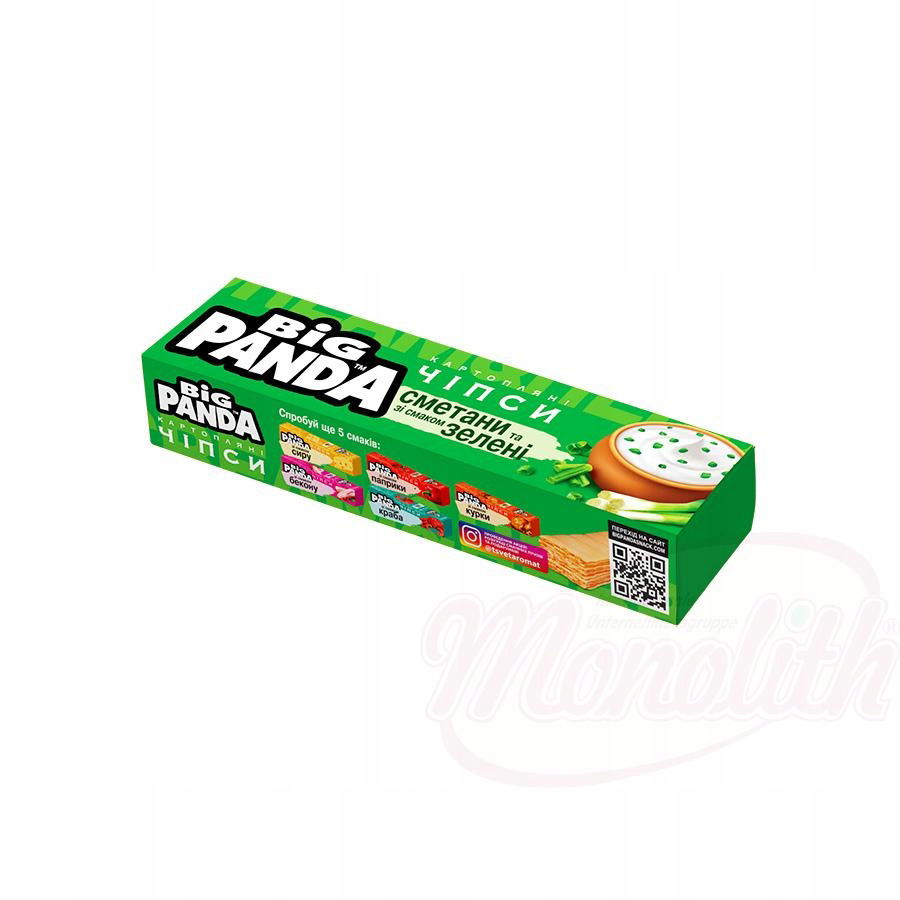 Panda krémové a bylinkové Chipsy 50g