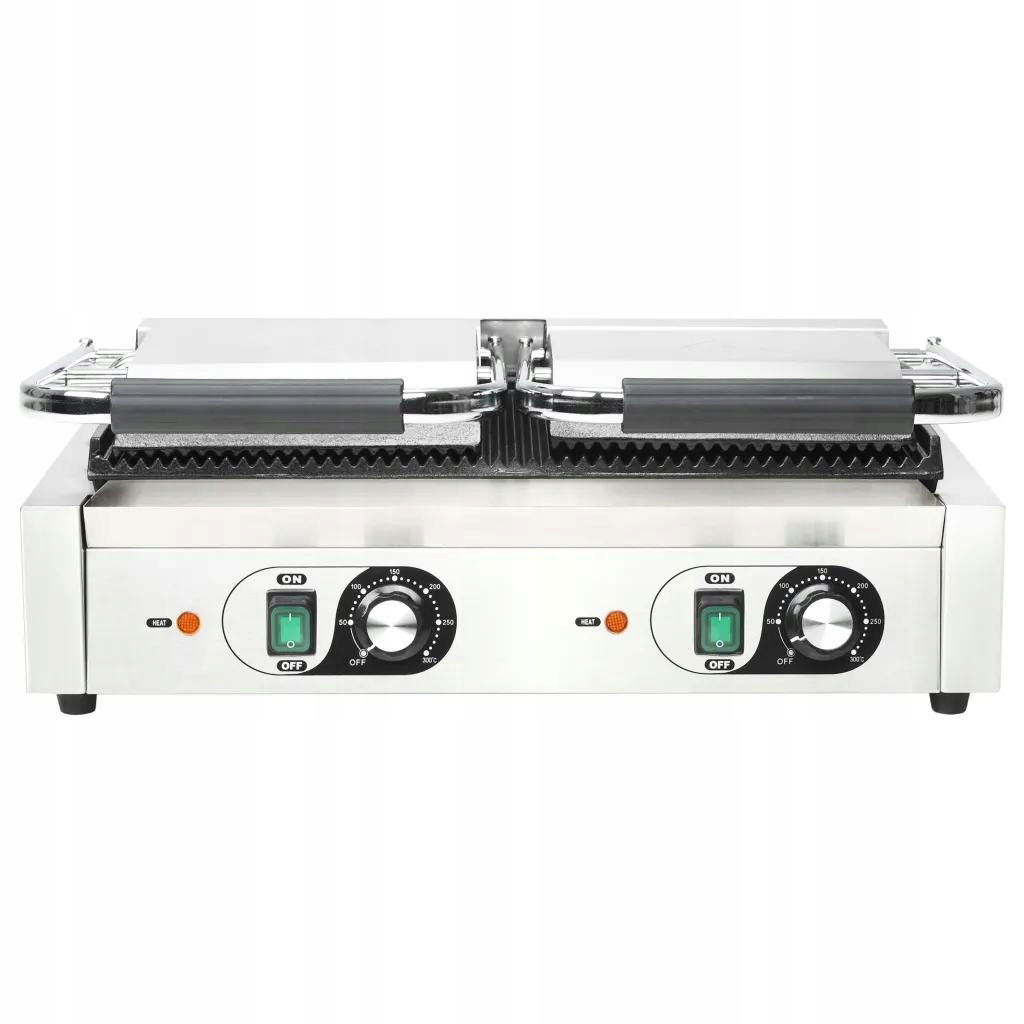 Panini Elektrický gril VidaXL VX50751 biely 3600 W