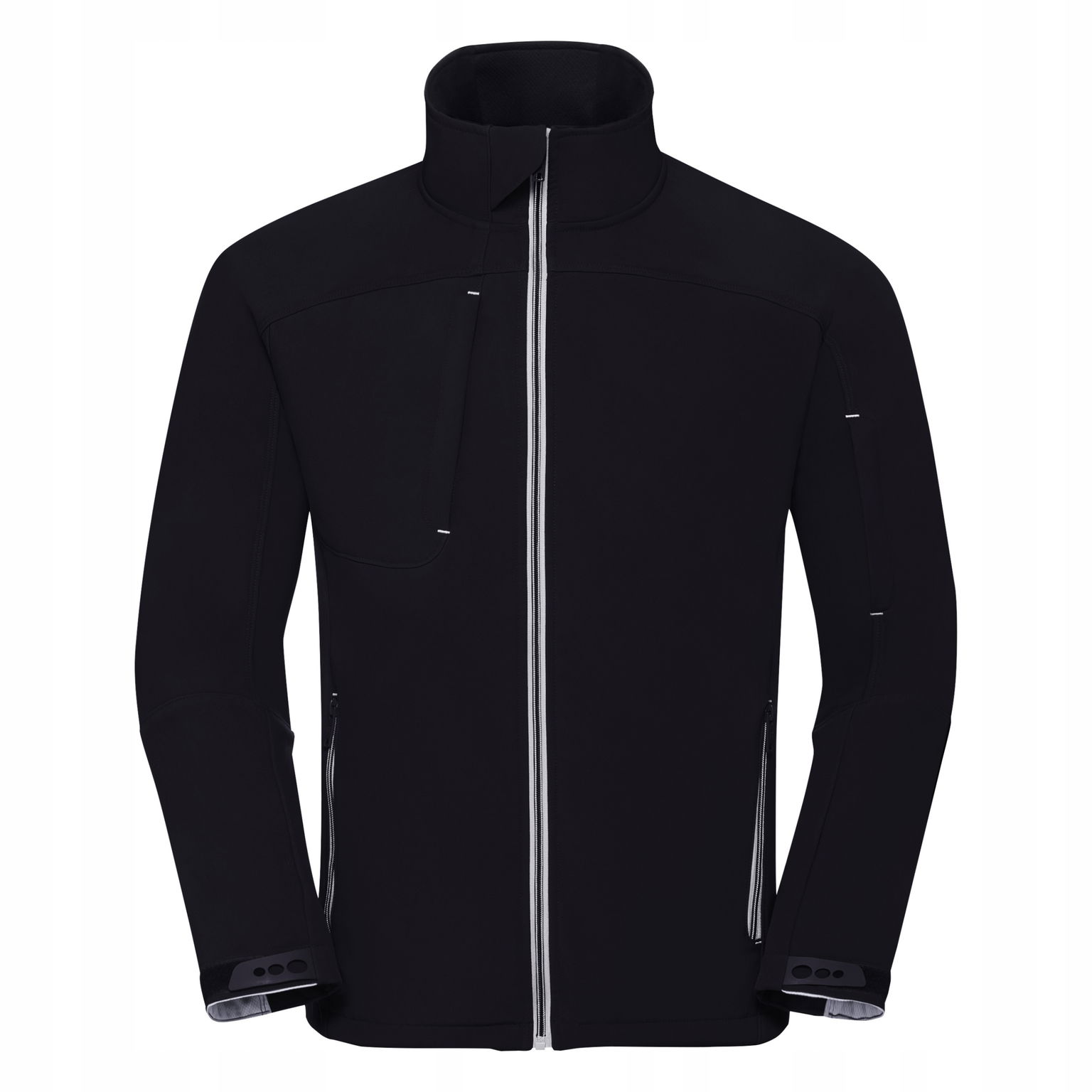 pánska bunda Bionic Softshell bez kapucne, francúzska, tmavo modrá veľ. XL
