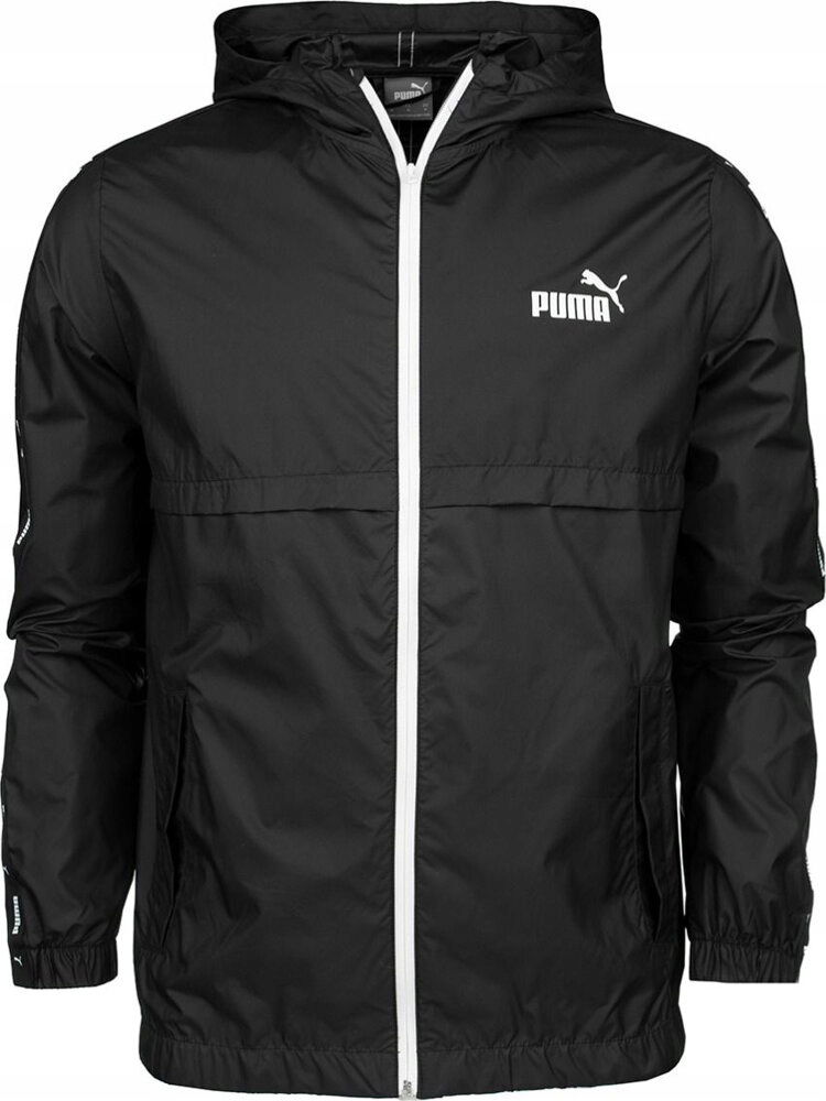 Pánska Bunda Puma Ess+tape Windbreaker Čierna r L