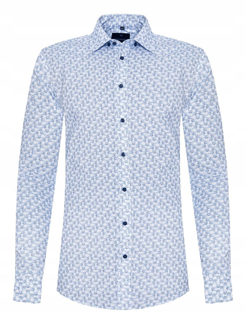 Pánska Košeľa DI Selentino Modrá Bergen Slim Shirt: 43