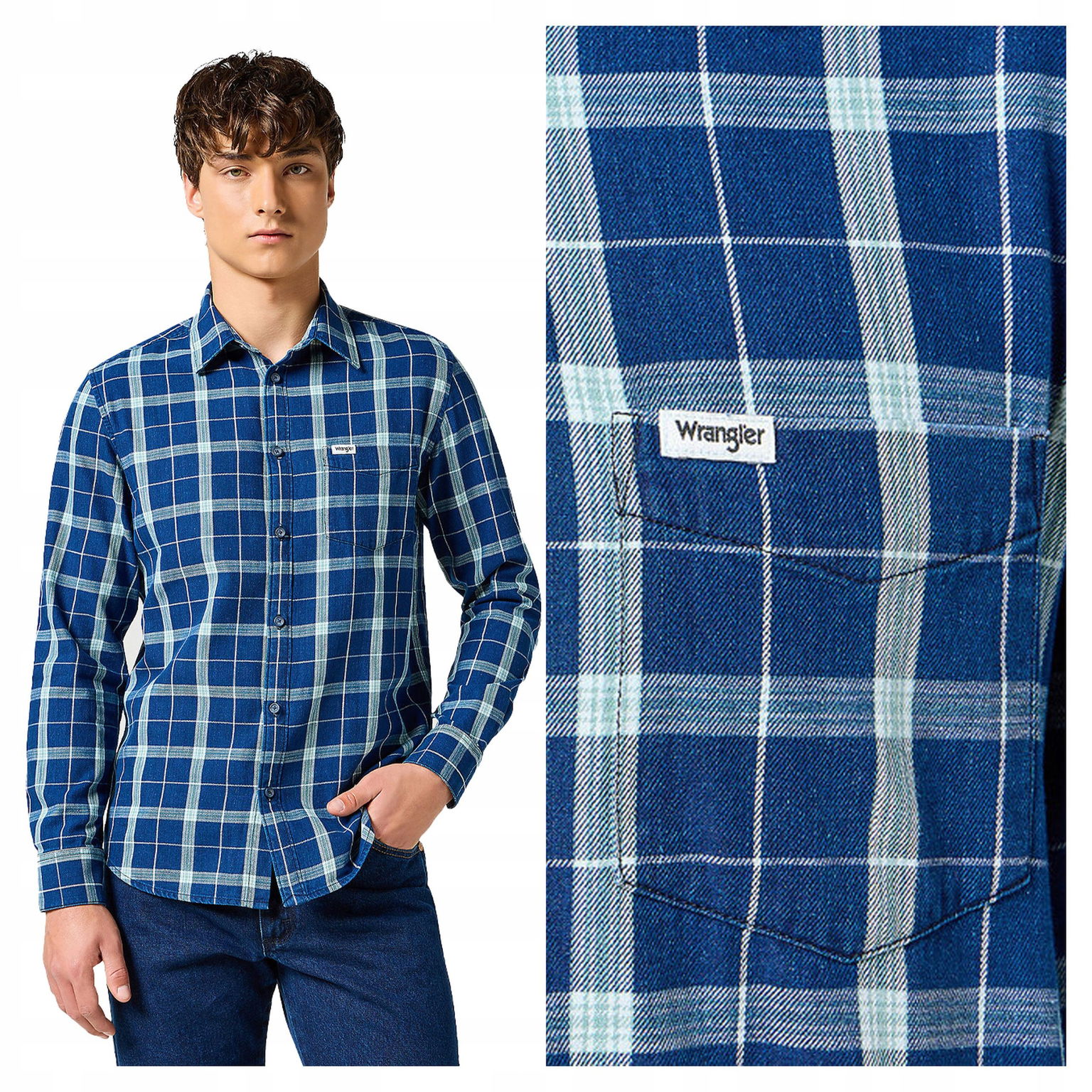 Pánska košeľa Wrangler 1 Pkt Shirt M
