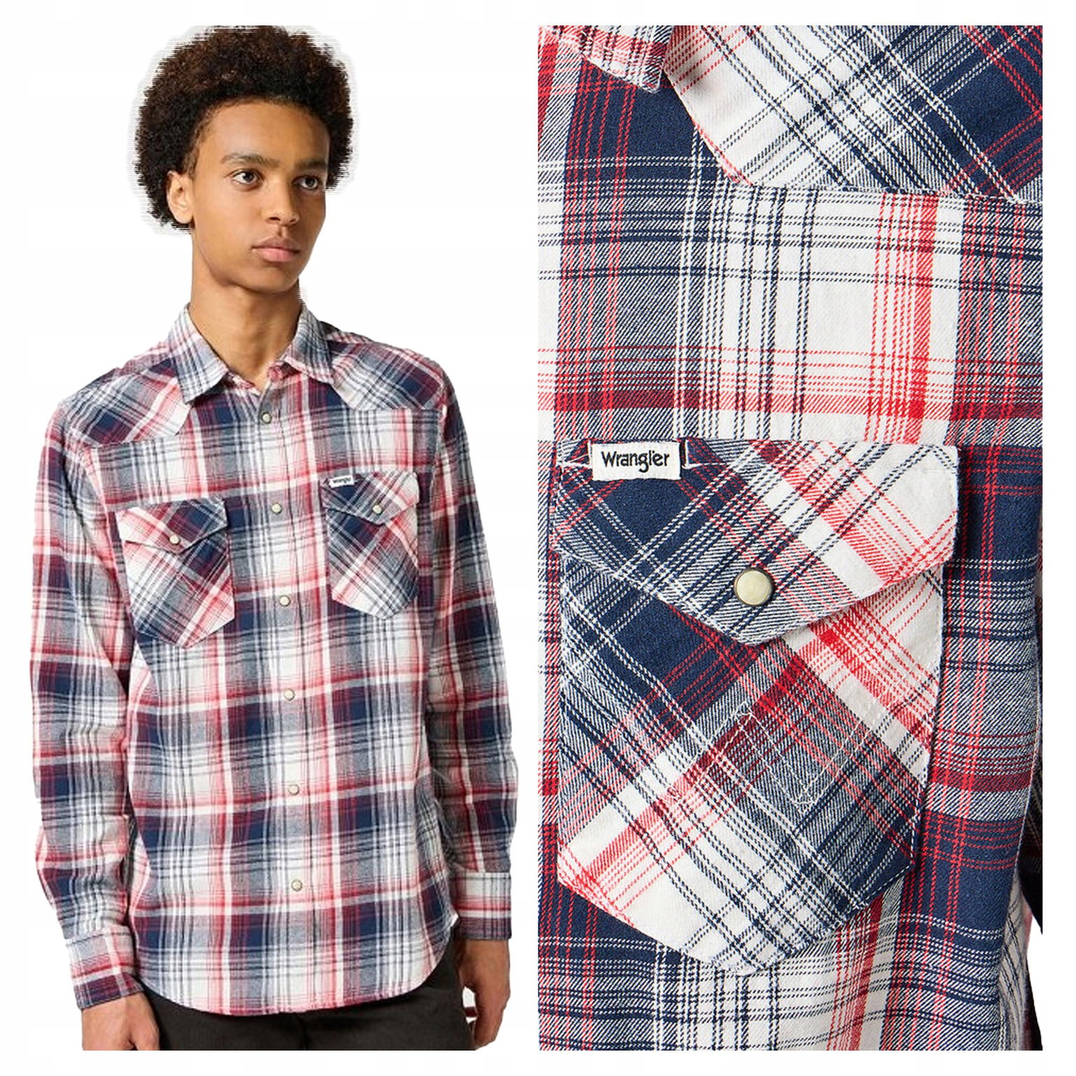 Pánska košeľa Wrangler Western Shirt M