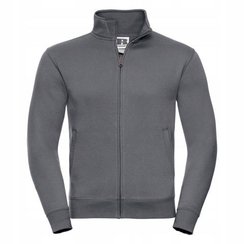 Pánska mikina Authentic Sweat Jacket Russell Convoy Grey XXL