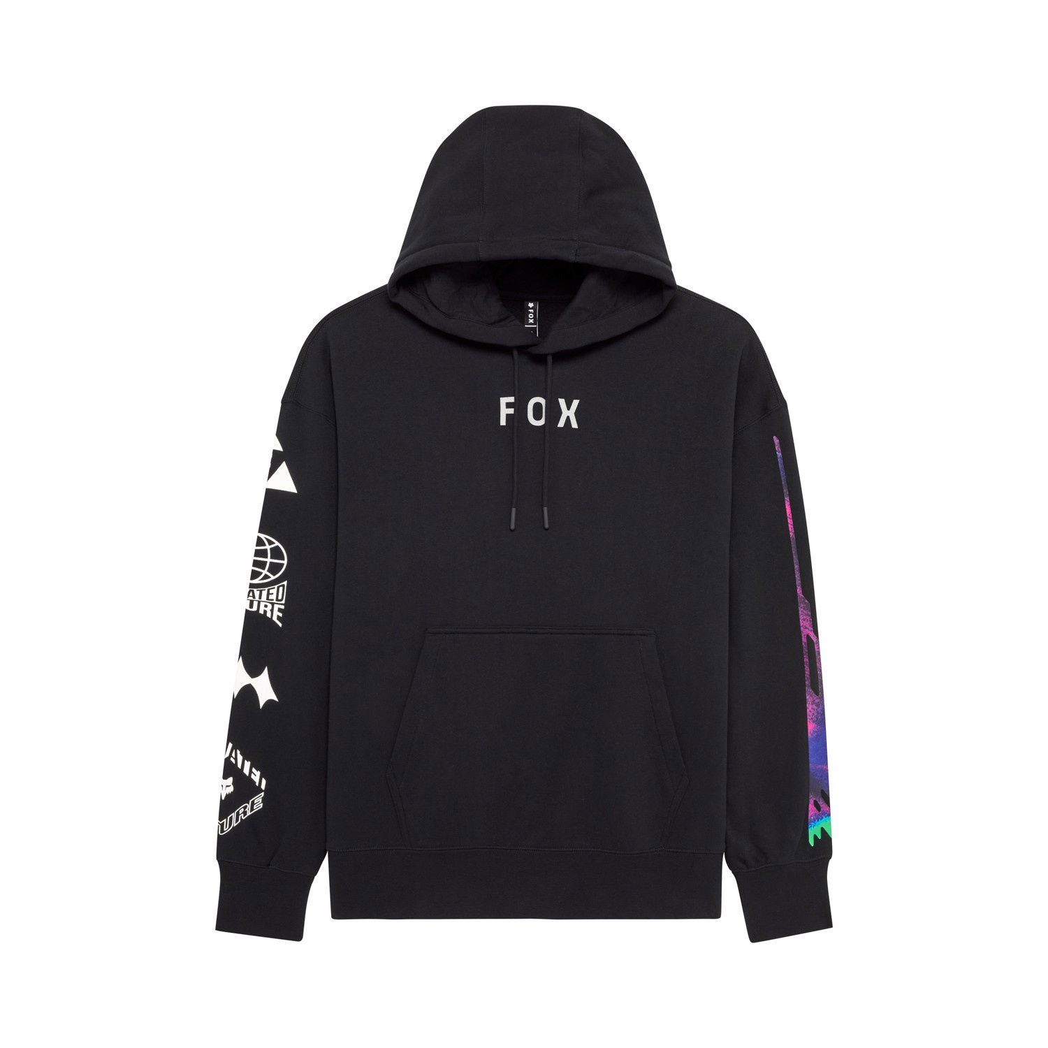 Pánska mikina Fox Image Cosmo Oversized Fleece Po 2X Black