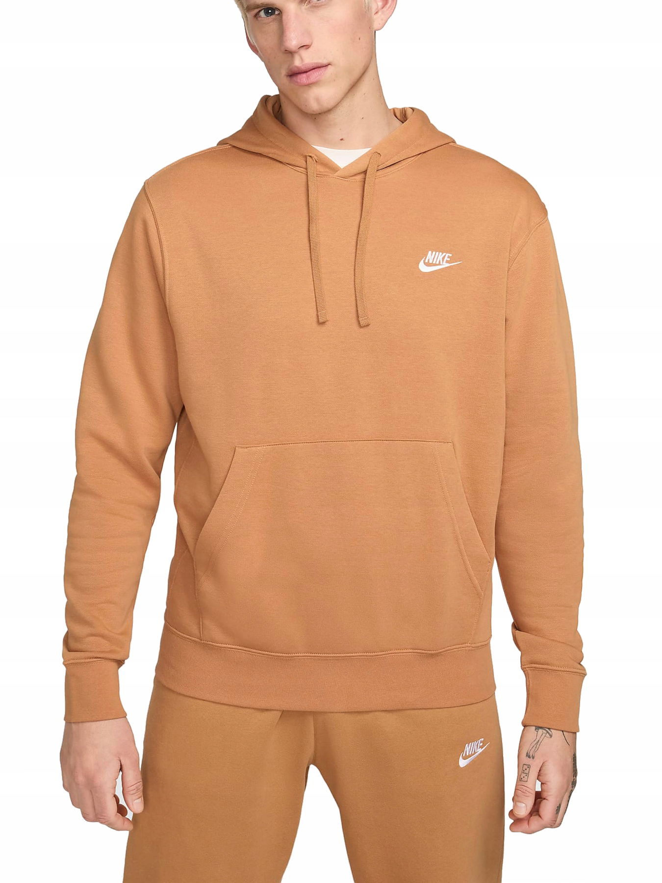 Pánska mikina Nike Sportswear s kapucňou BV2654-224 tepláková, malé logo basic S