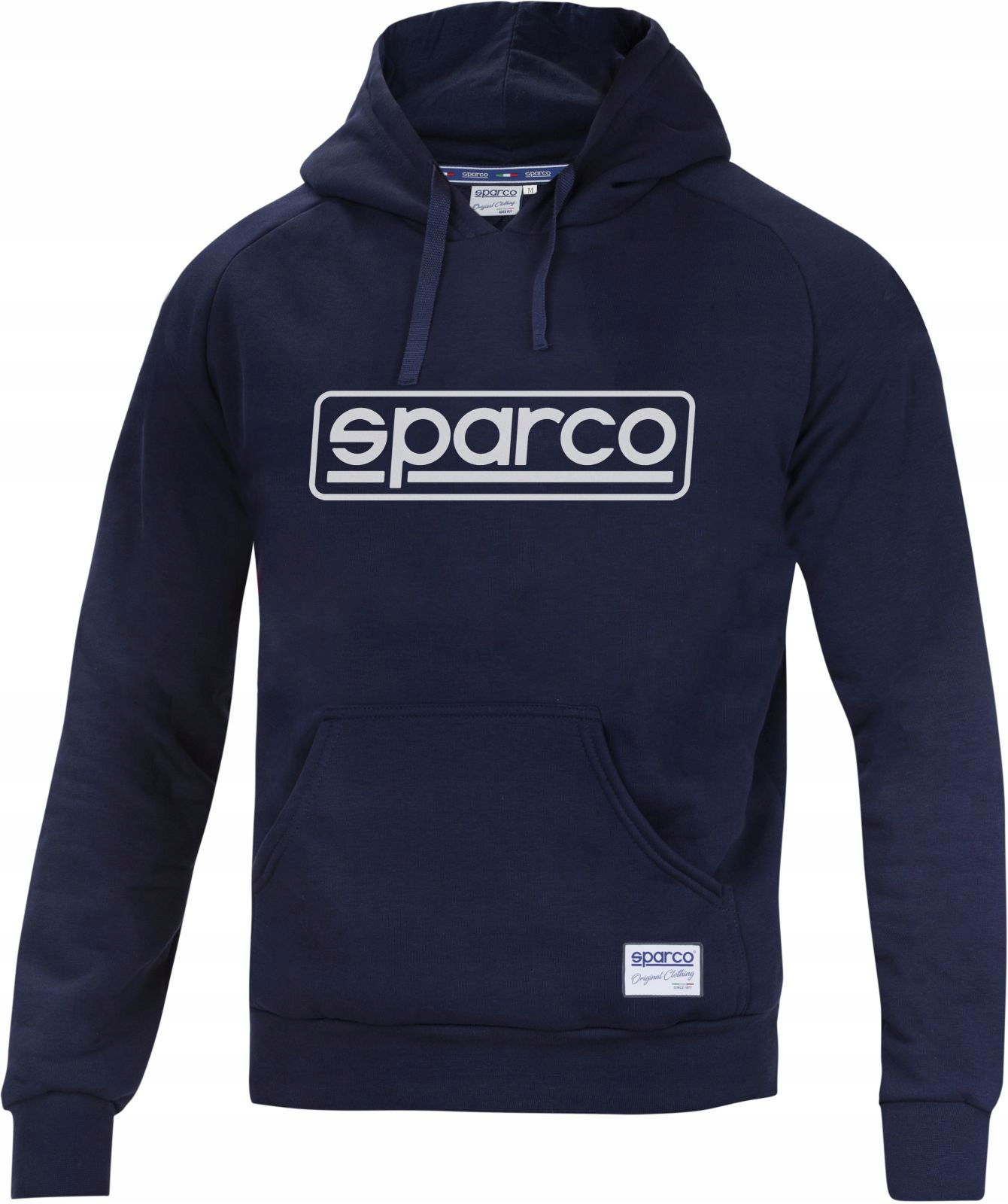 Pánska mikina s kapucňou Sparco Frame, modrá, M