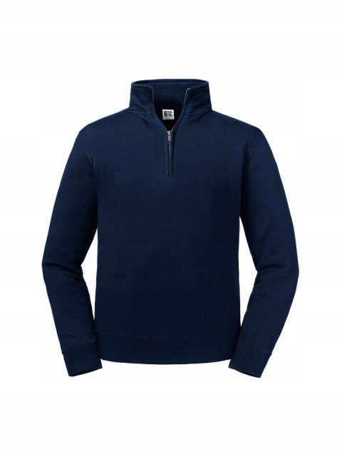 Pánska mikina s krátkym zipsom Authentic Russell French Navy M