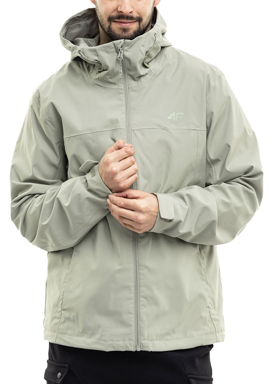 Pánska Pánska 4F Softshell prechodná s kapucňou Športová vetrovka veľ. L