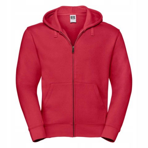 Pánska rozopínateľná mikina s kapucňou Authentic Russell Classic Red M