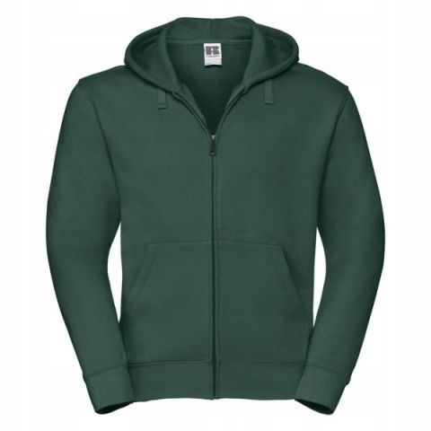 Pánska rozopínateľná mikina s kapucňou Authentic Russell Fľašková zelená L
