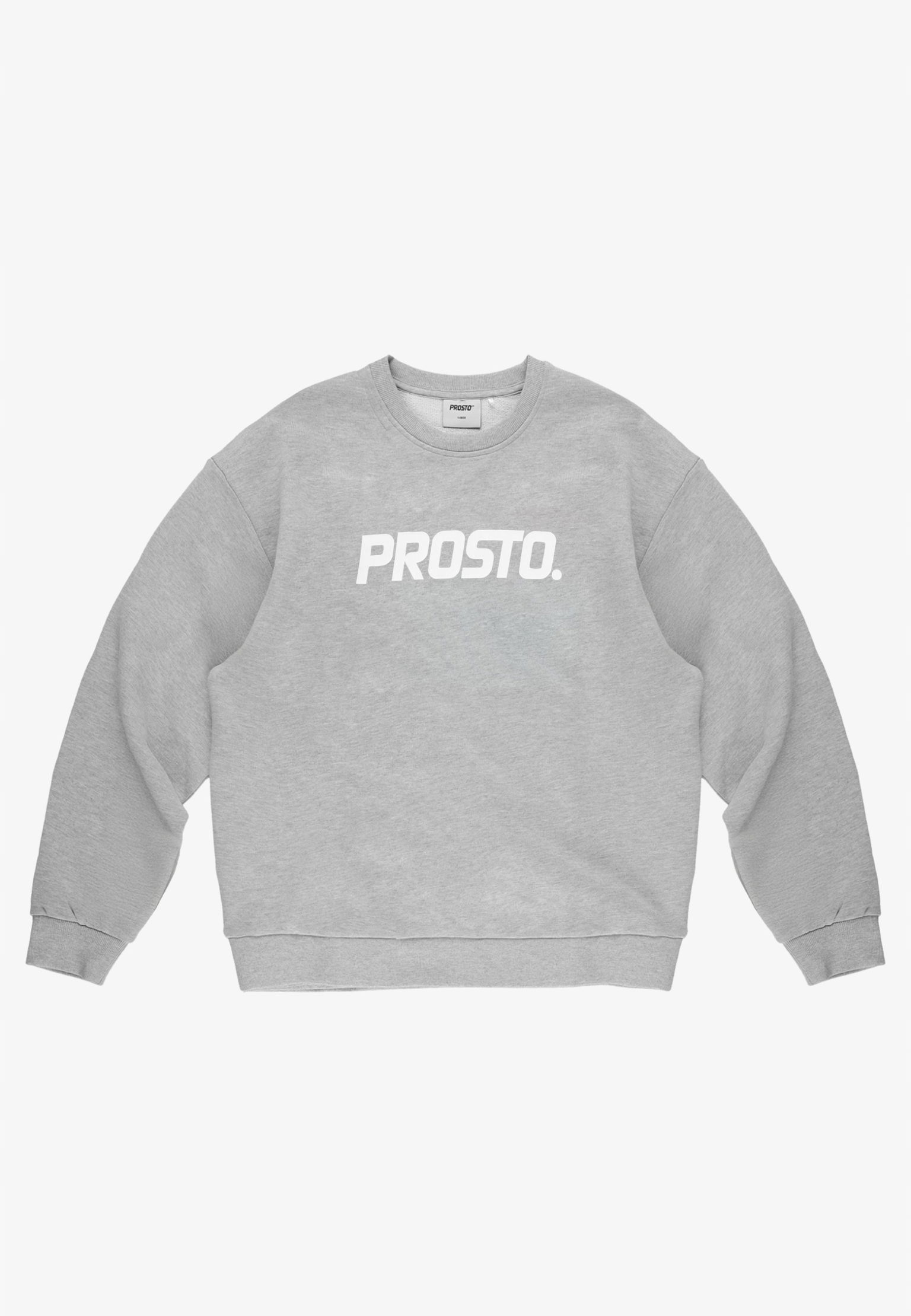 Pánska šedá mikina bez kapucne Prosto Old Logo 3XL