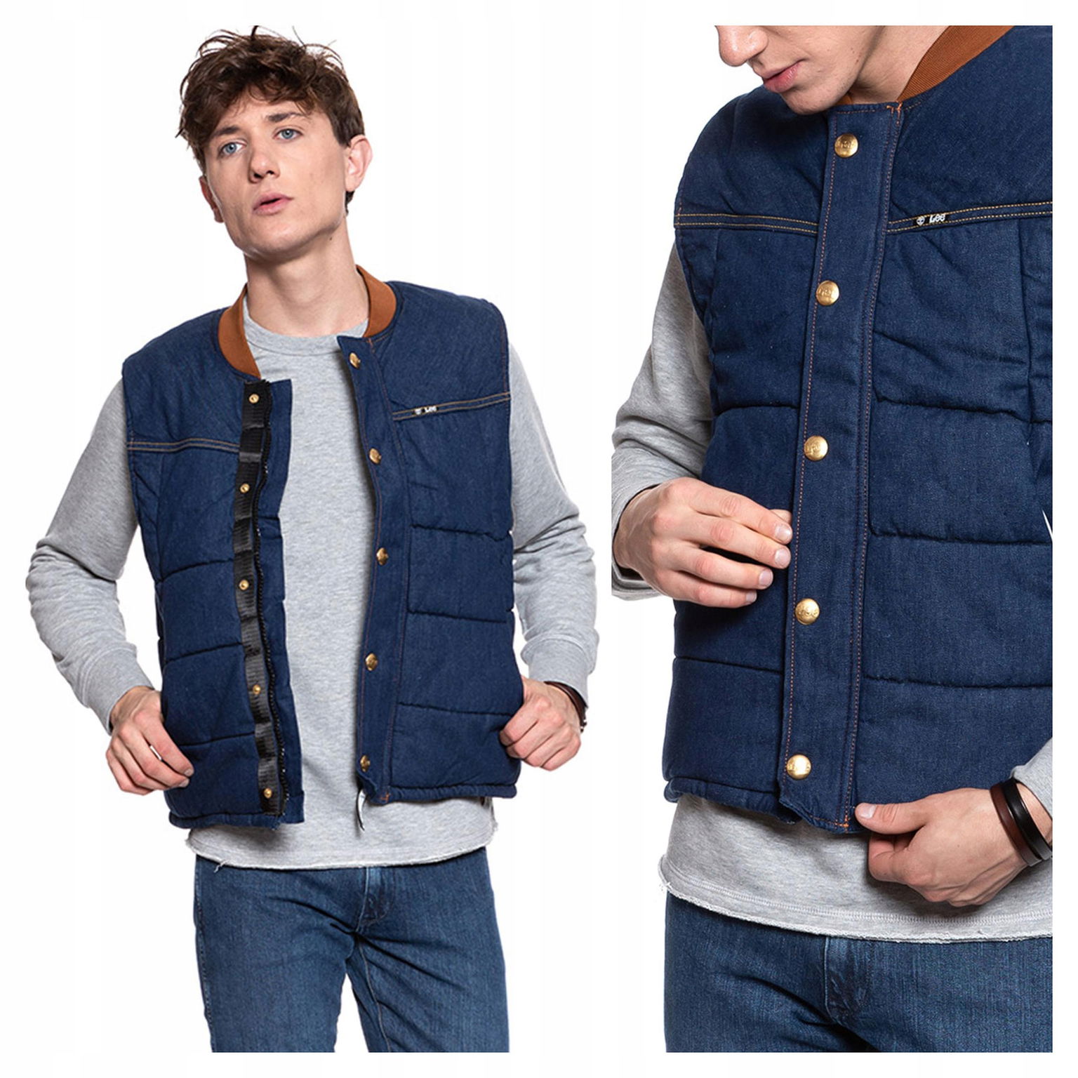 Pánska vesta Lee Padded Vest S