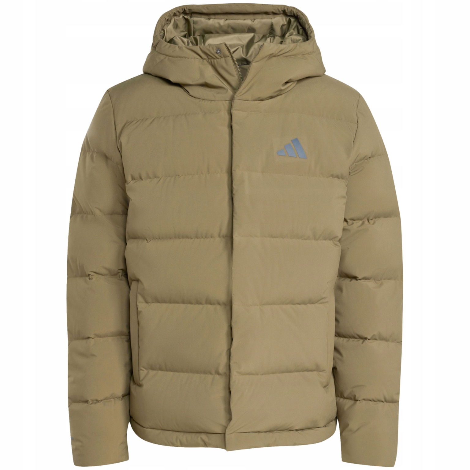 Pánska zimná bunda adidas s kapucňou Páperová teplá Climawarm veľ. L