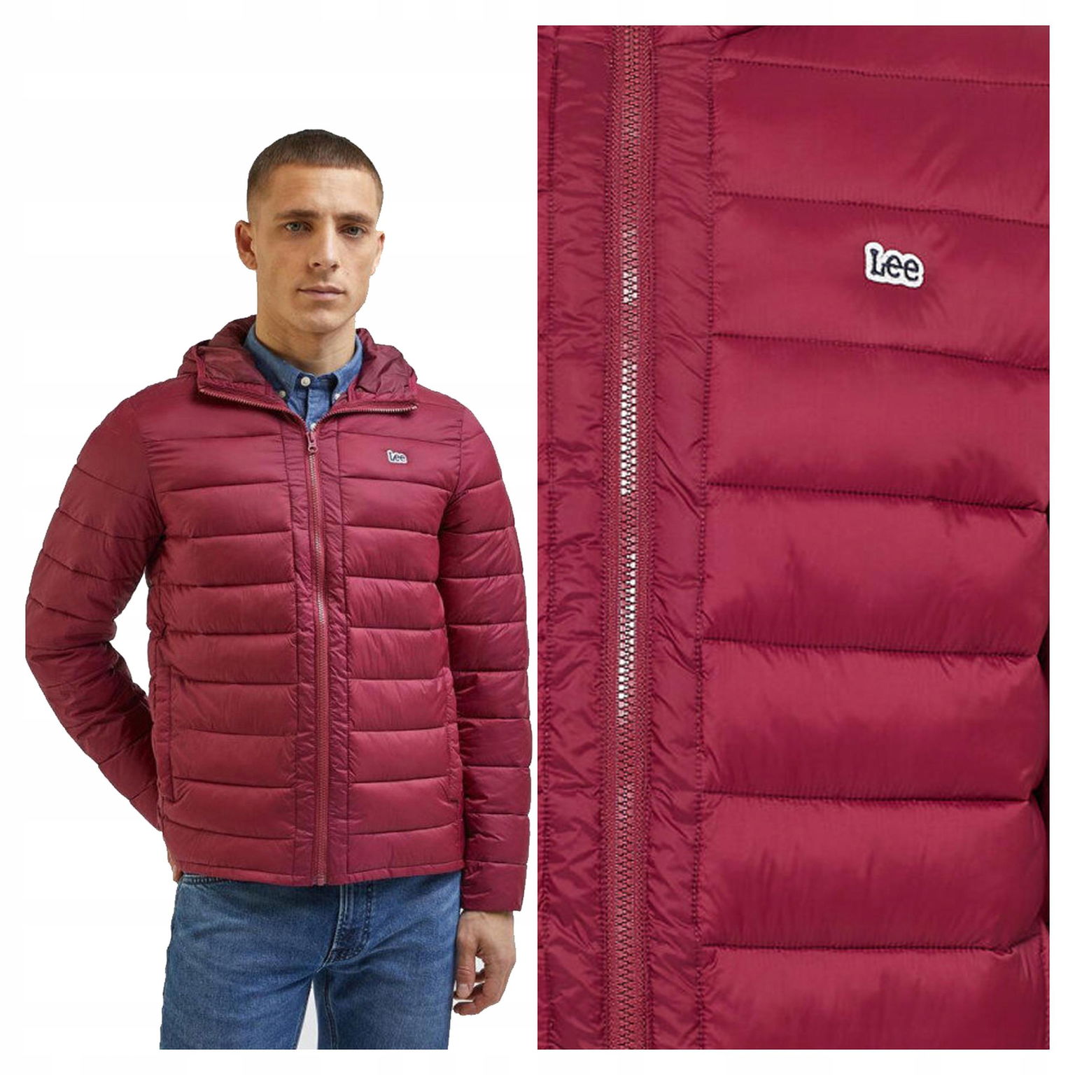 Pánska zimná bunda Lee Light Puffer Jkt XXL