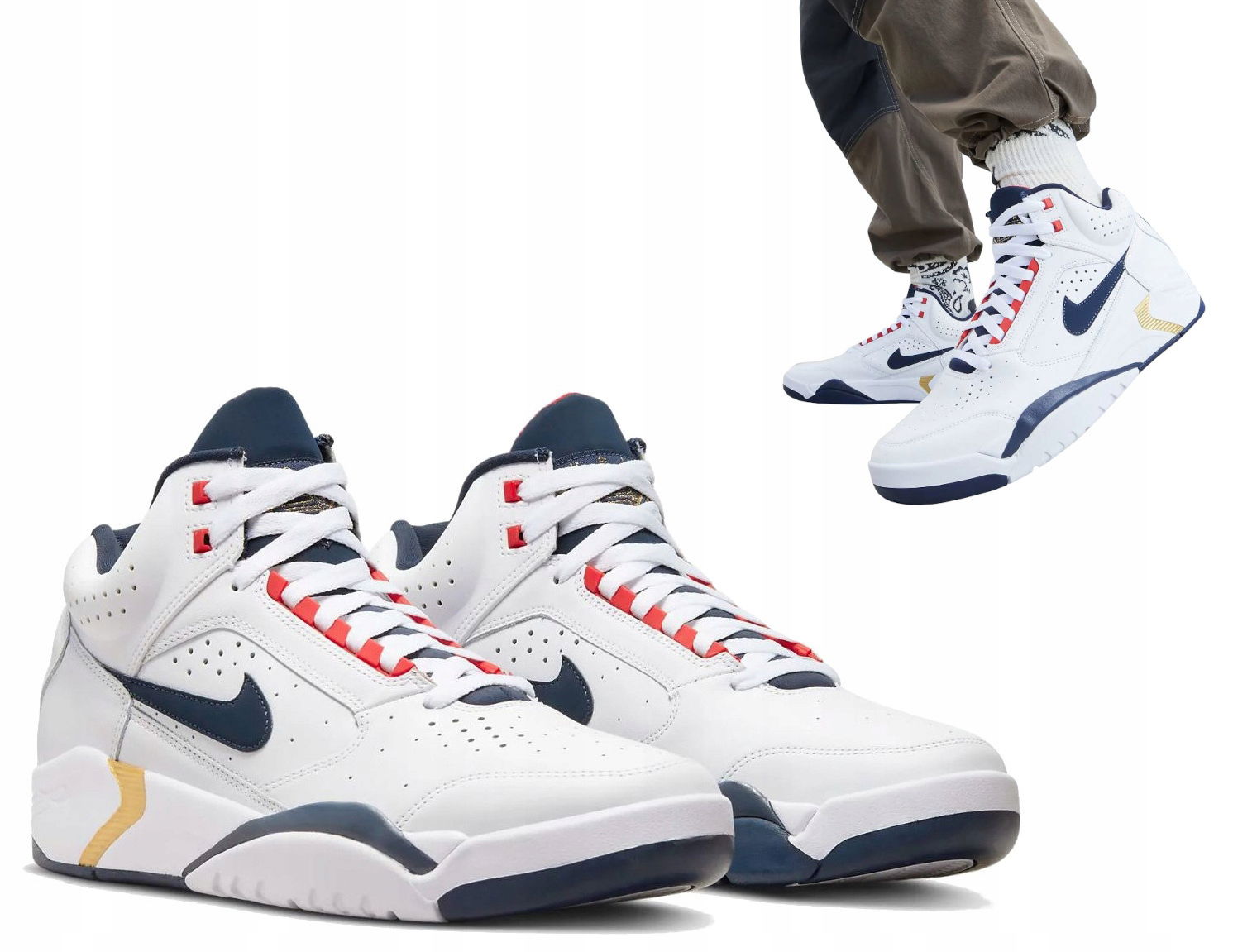 Pánske Basketbalové Topánky Nike Air Flight Lite MID