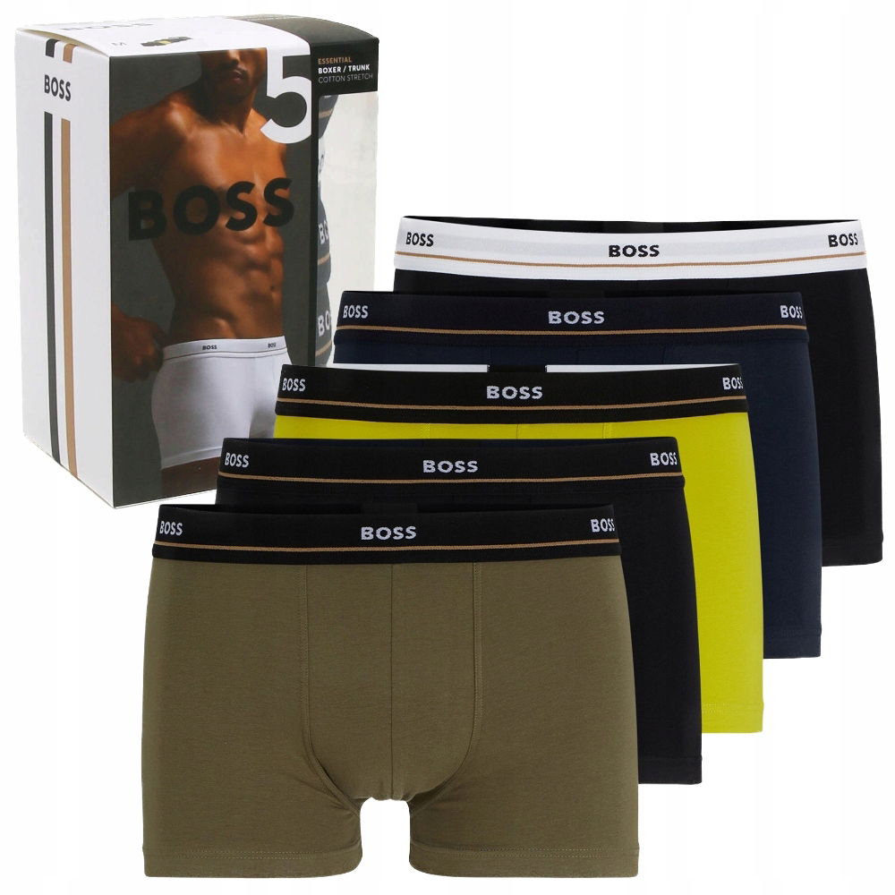 Pánske boxerky Boss, sada 5 párov, viacfarebné M
