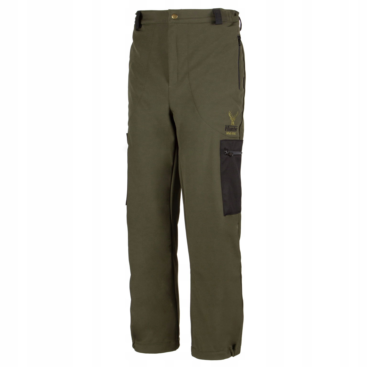 Pánske Cargo Nohavice Nohavice Softshell zelené vrecká Kvalita! L
