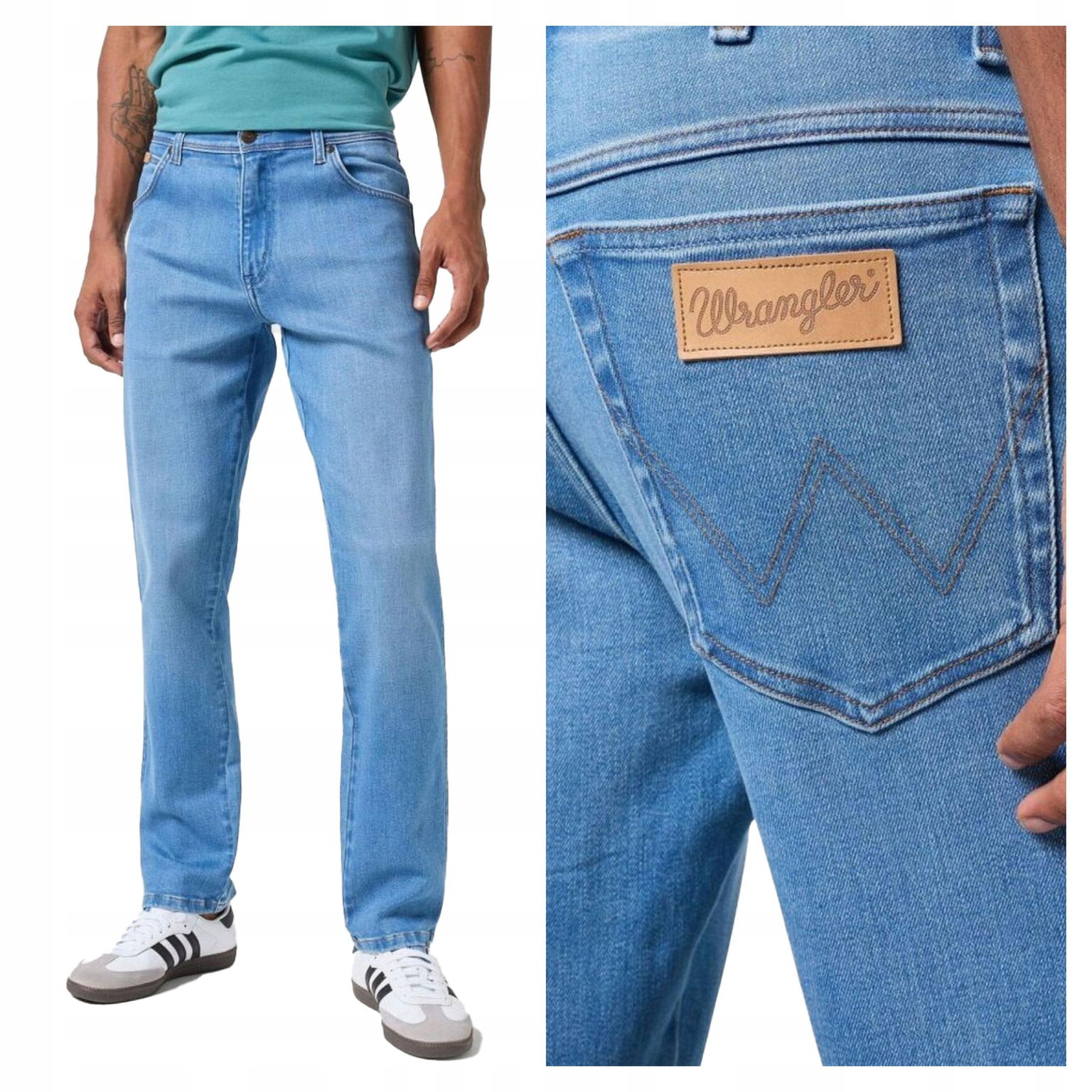 Pánske džínsové nohavice Wrangler Texas Slim 36/34