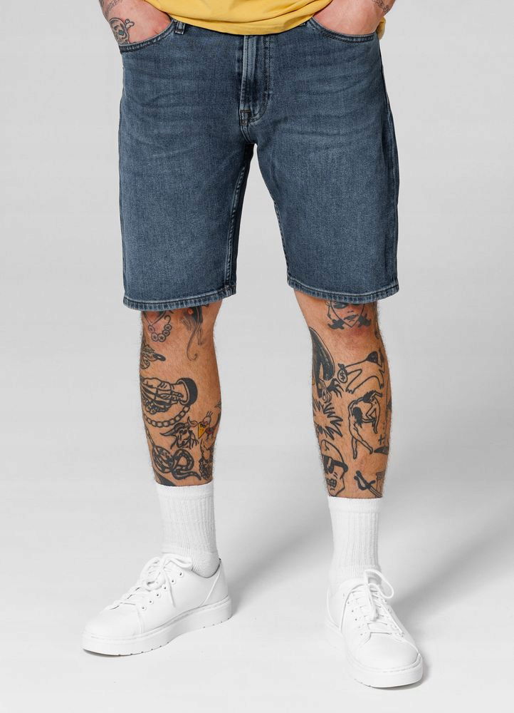 Pánske džínsové šortky Pitbull Medium Wash Highlander Šortky Džínsy
