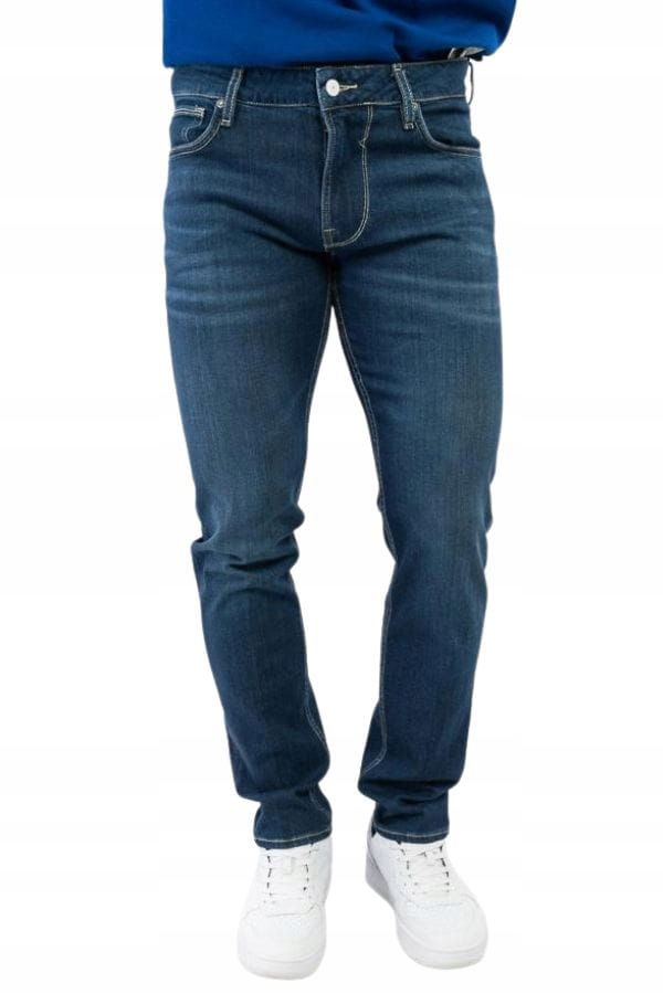 Pánske džínsy Guess M4GAS2 D4WP3 tmavomodré Pants: 34/32