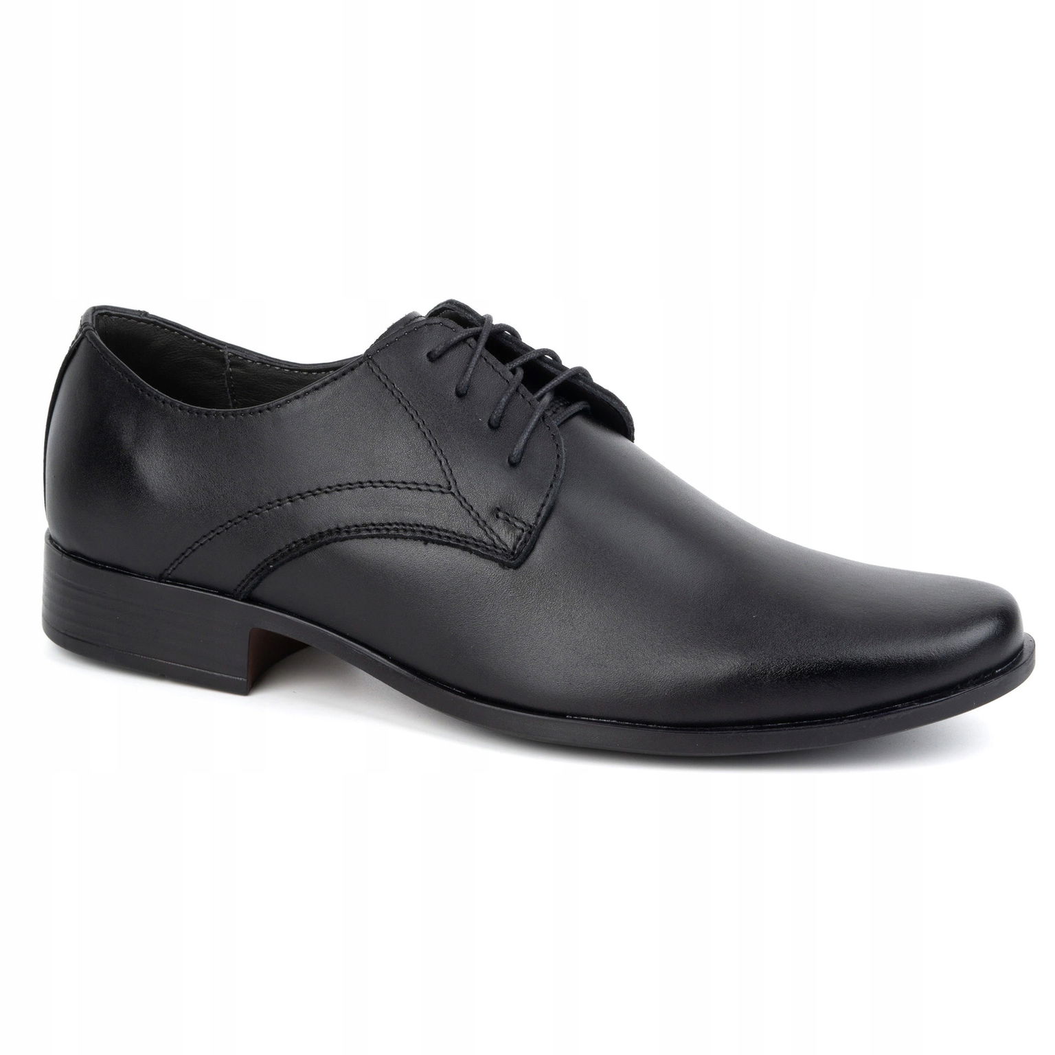 Pánske elegantné kožené poltopánky model 083, ideálne k obleku 47