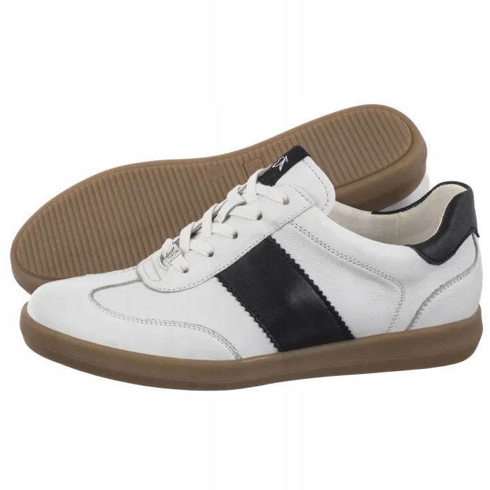 Pánske kožené poltopánky Caprice Biele 9-23705-44 White
