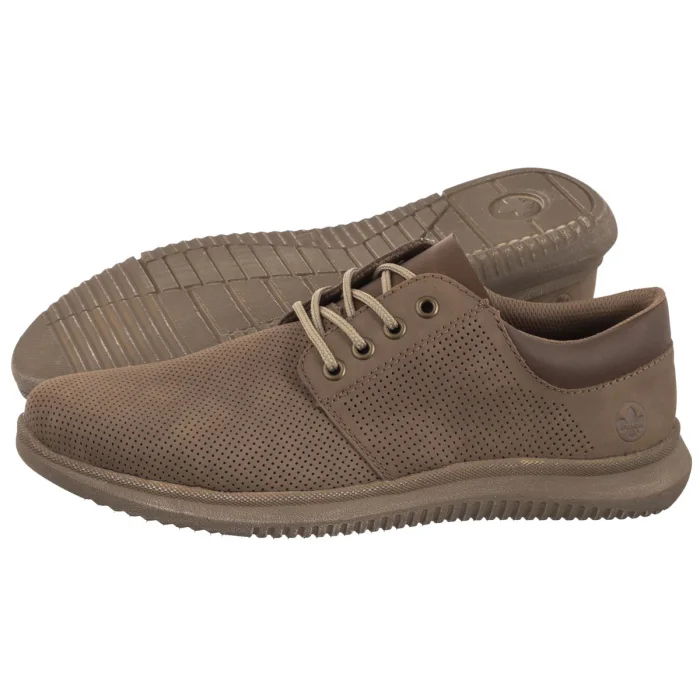 Pánske ležérne poltopánky Rieker Hnedá 10405-25 Brown