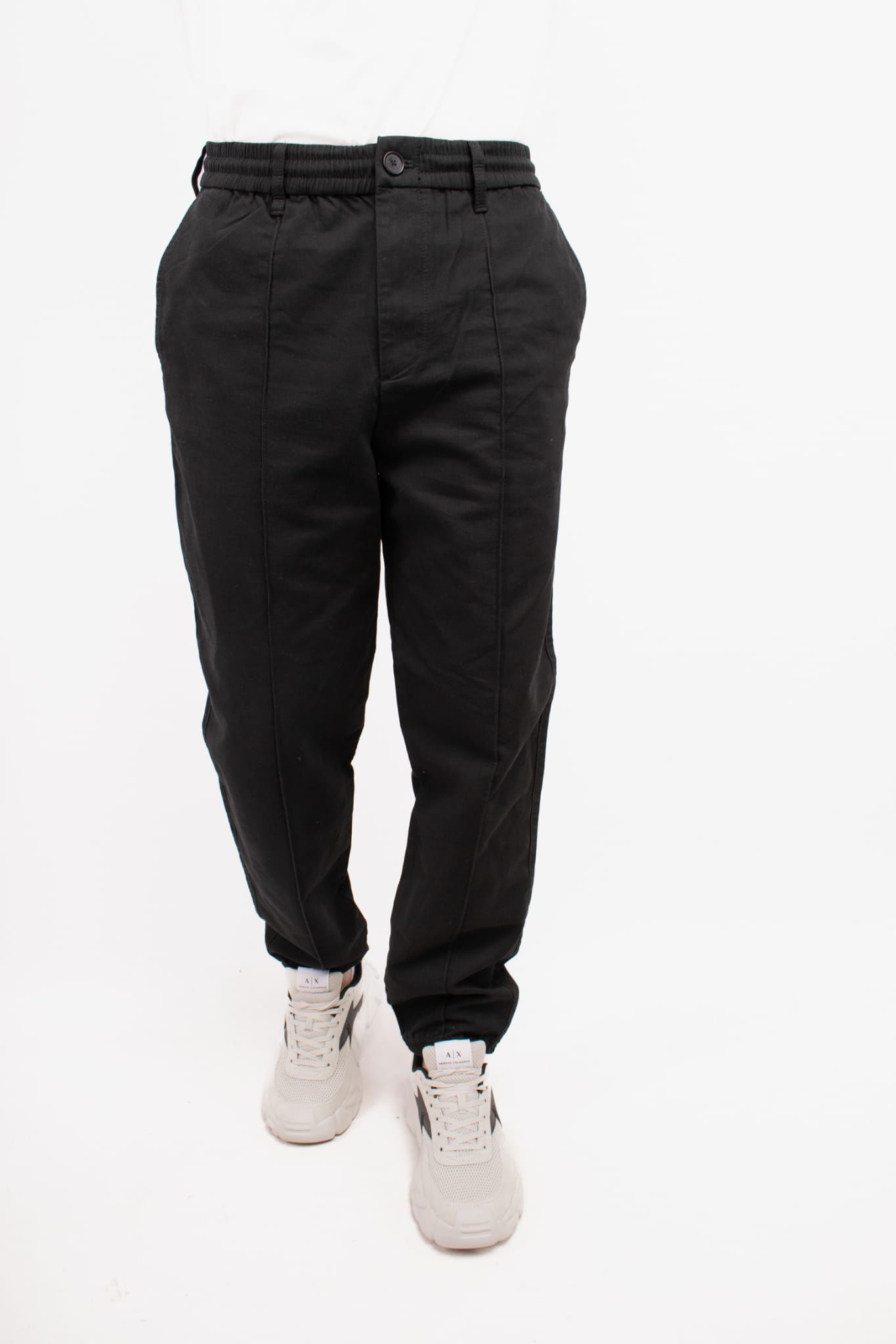 Pánske nohavice Armani Exchange 6DZPL4 ZN5WZ čierne Pants: 31