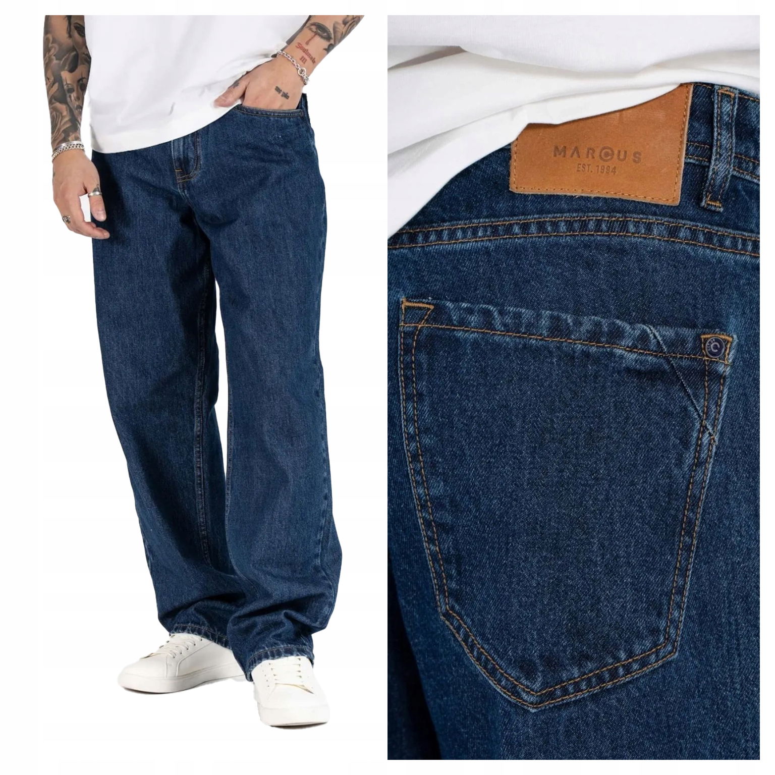 Pánske nohavice Marcus Jason Z 2241 Svetlé džínsy Denim W30 L32