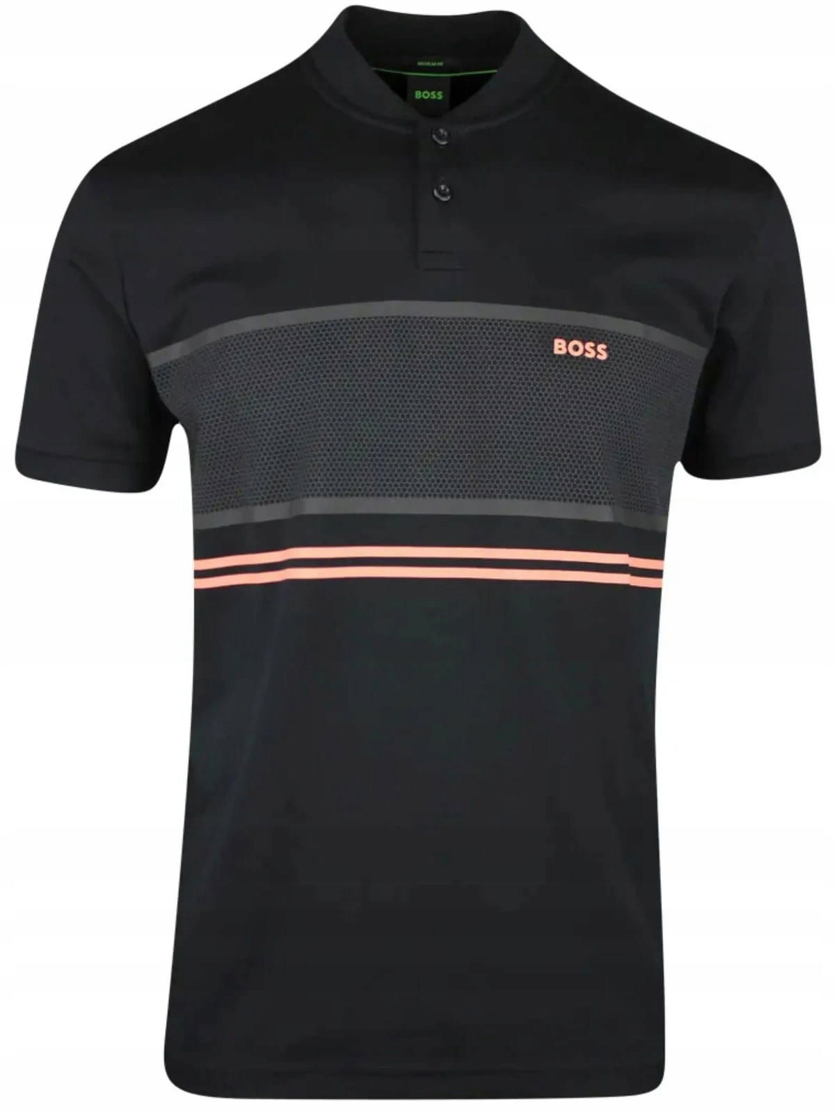 Pánske polokošele Boss 50512996 čierne Xs